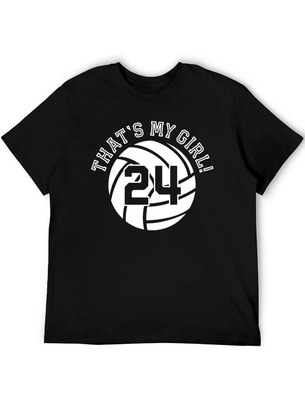 Thats My Girl #24 Volleyball Fan T-Shirt