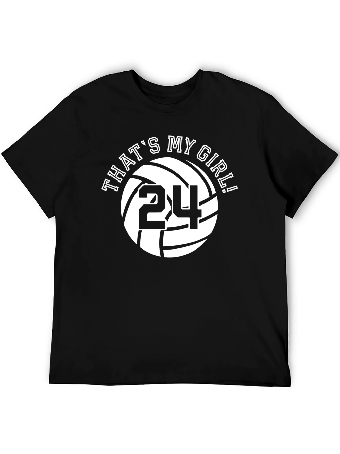 Thats My Girl #24 Volleyball Fan T-Shirt