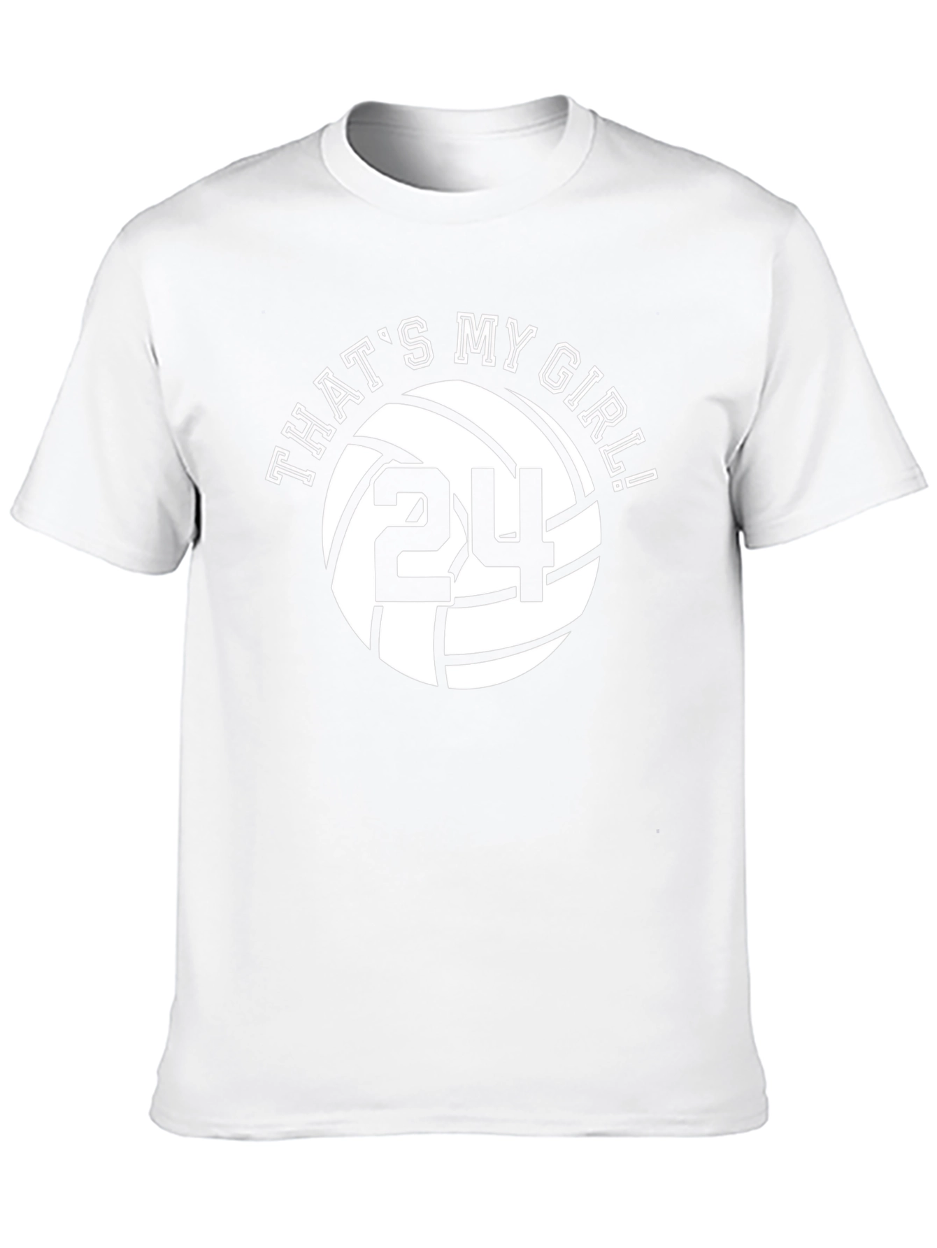 Thats My Girl #24 Volleyball Fan T-Shirt