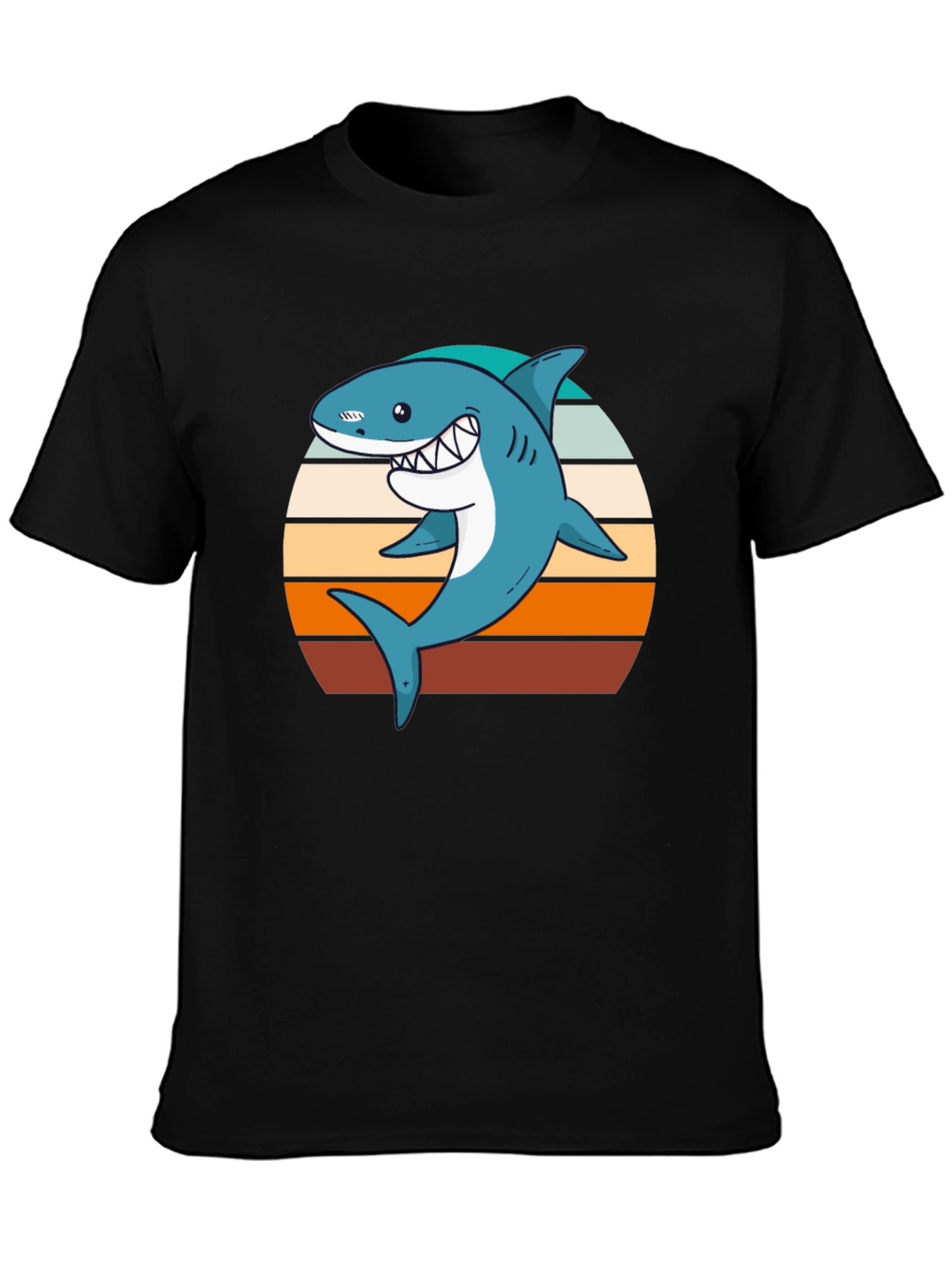 Retro Shark T-Shirt - Vintage Style Graphic Tee