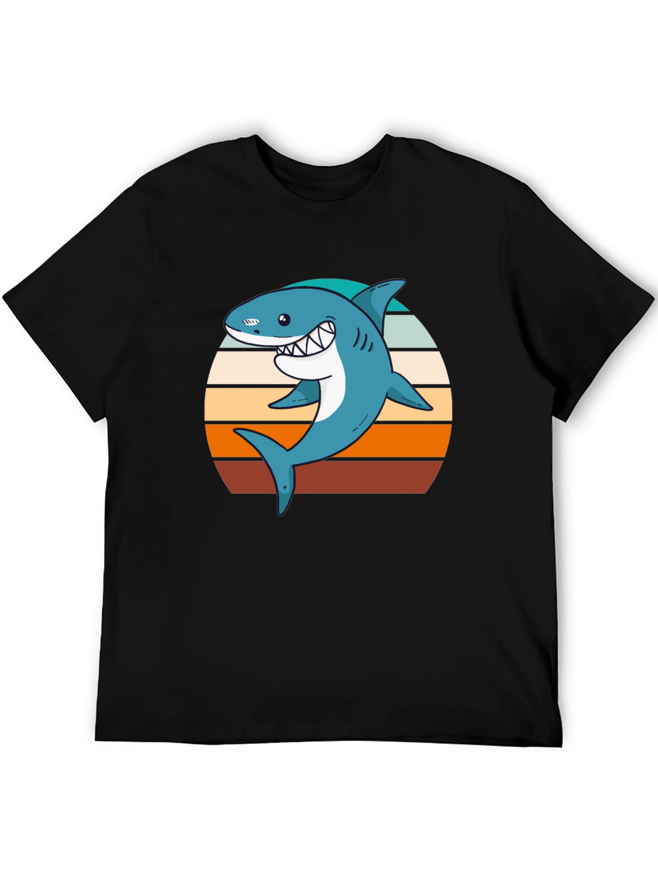 Retro Shark T-Shirt - Vintage Style Graphic Tee