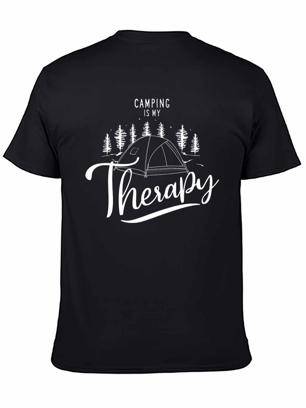 Camping Is My Therapy Graphic T-Shirt