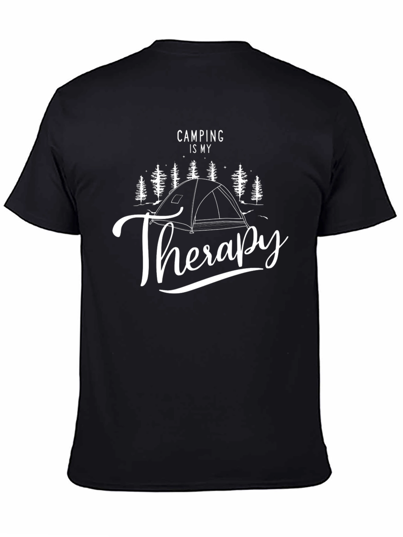 Camping Is My Therapy Graphic T-Shirt