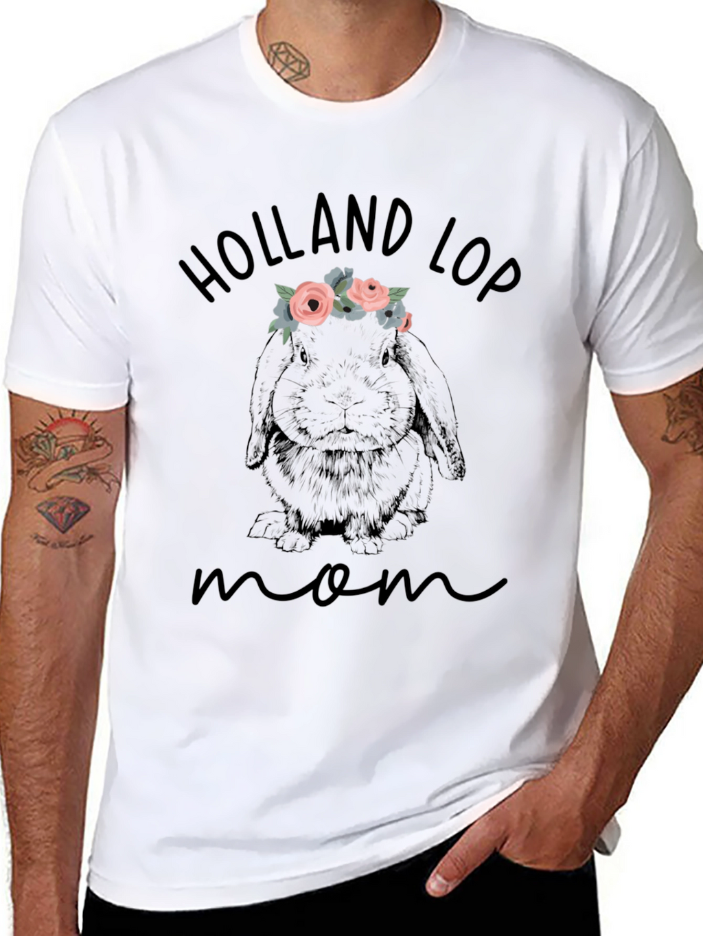 Holland Lop Mom T-Shirt - Cute Rabbit Tee
