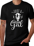 Just a Guitar Girl Graphic Tee