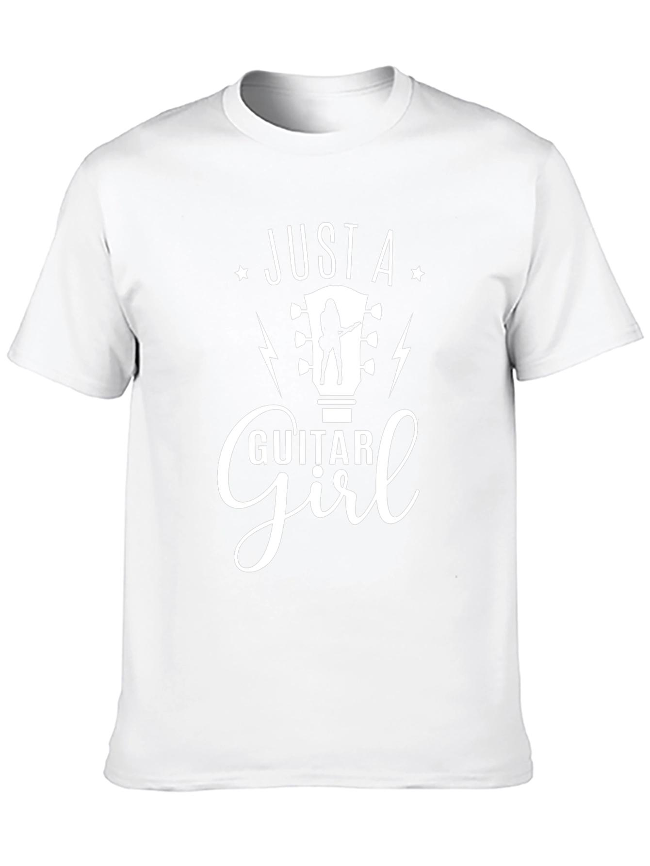 Just a Guitar Girl Graphic Tee