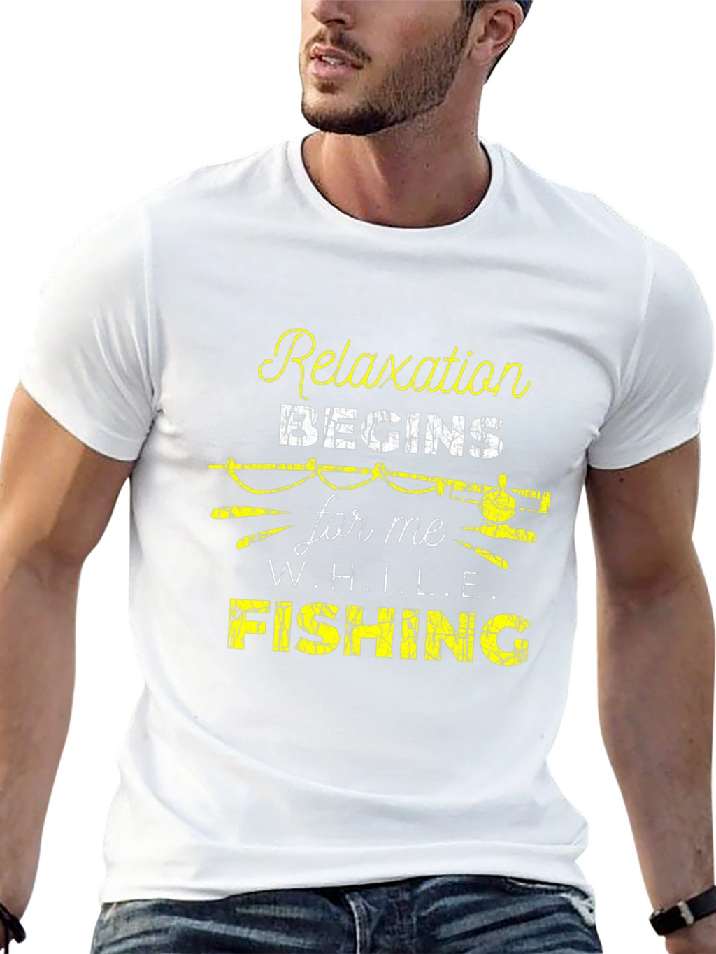 Relaxation Begins Fishing T-Shirt