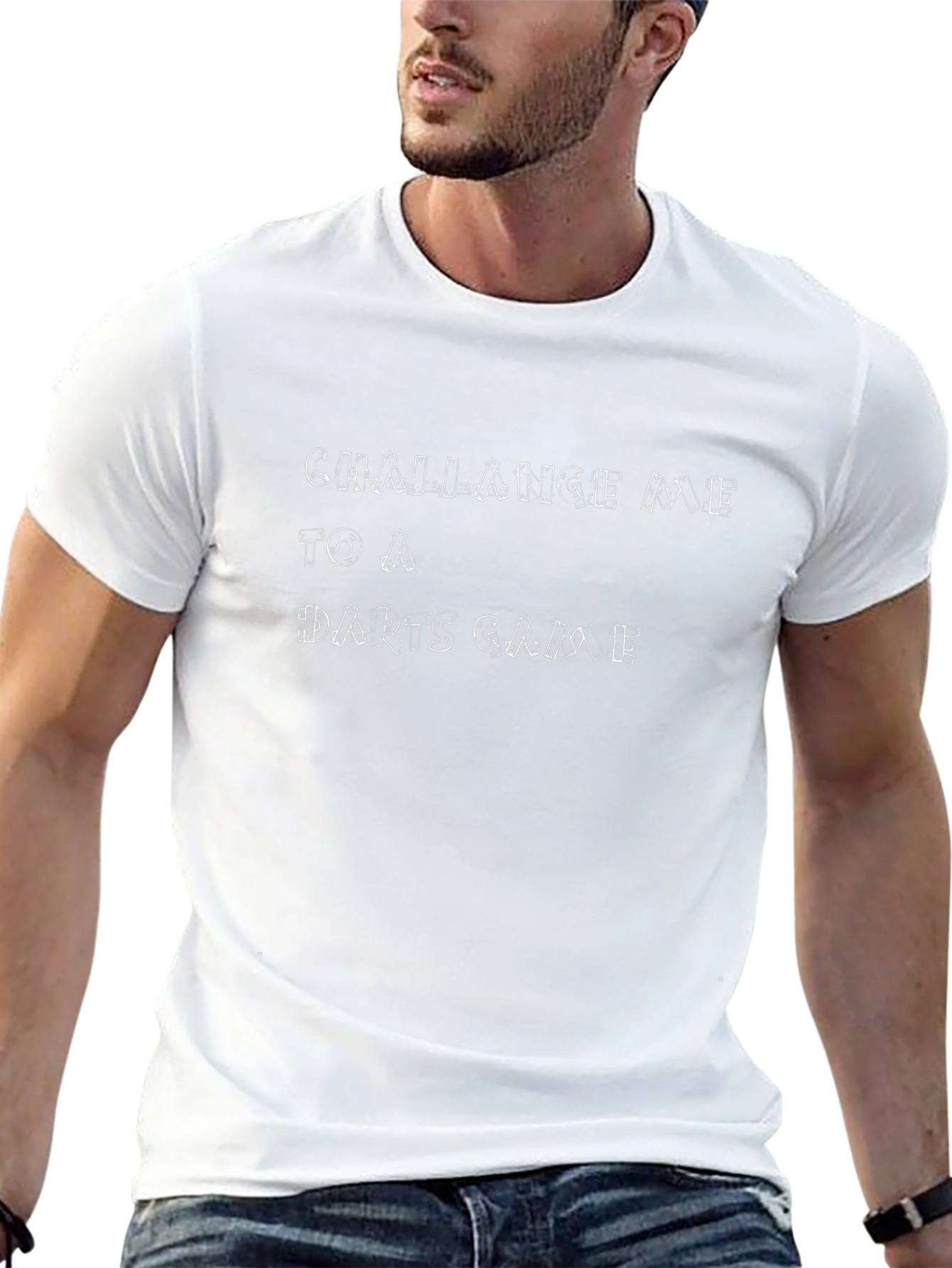 Challenge Me to a Darts Game - Graphic Tee