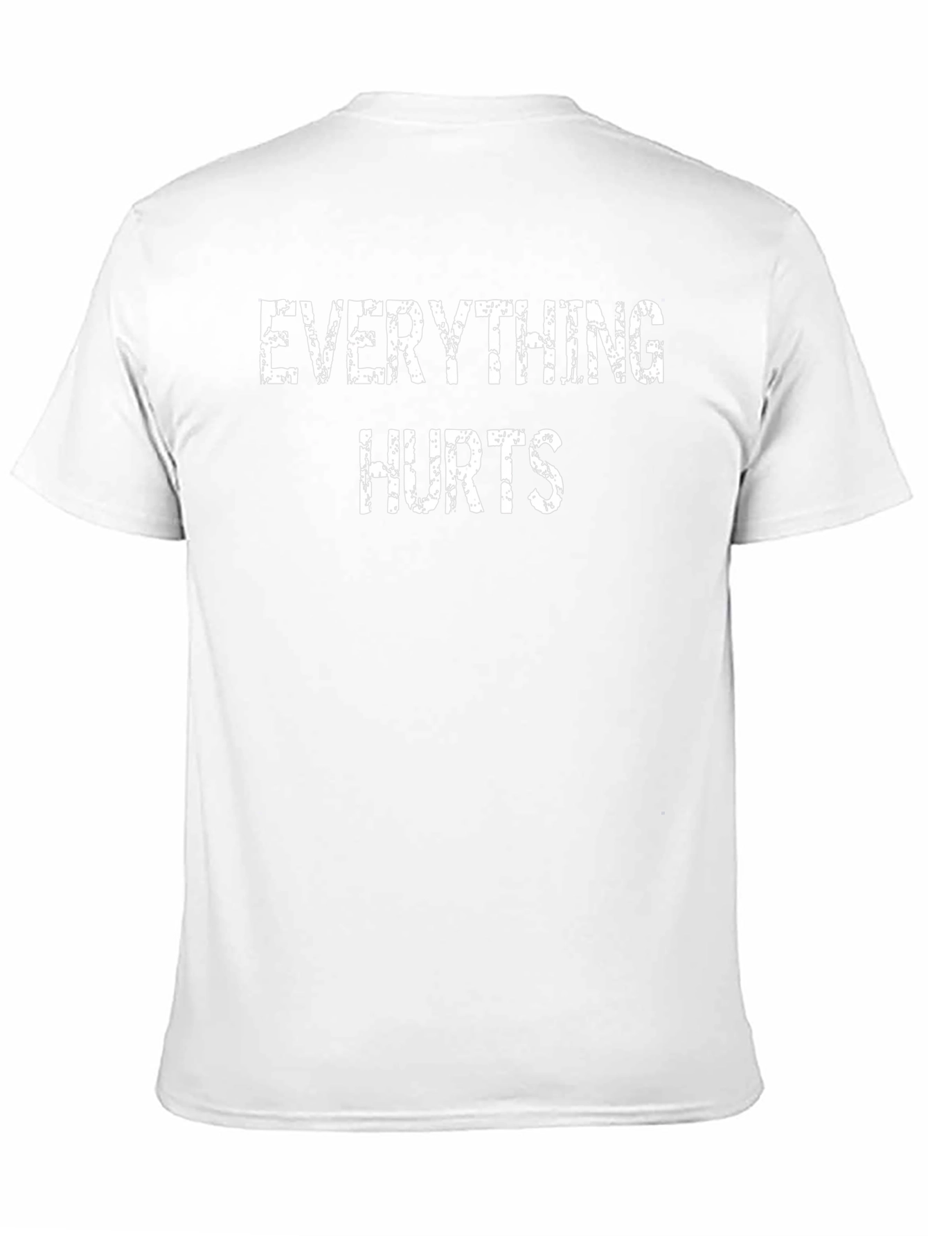 Everything Hurts Black Graphic T-Shirt