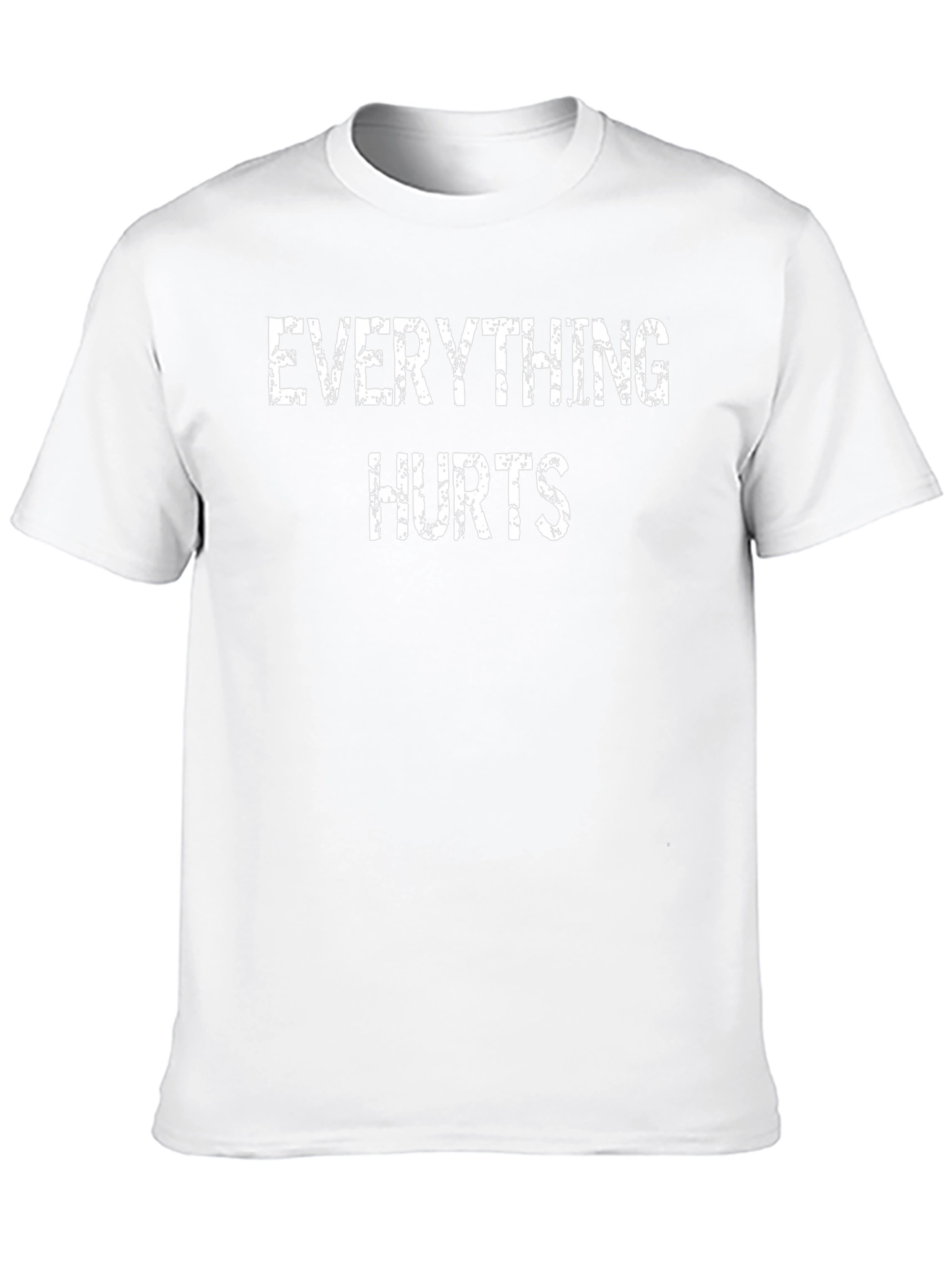 Everything Hurts Black Graphic T-Shirt
