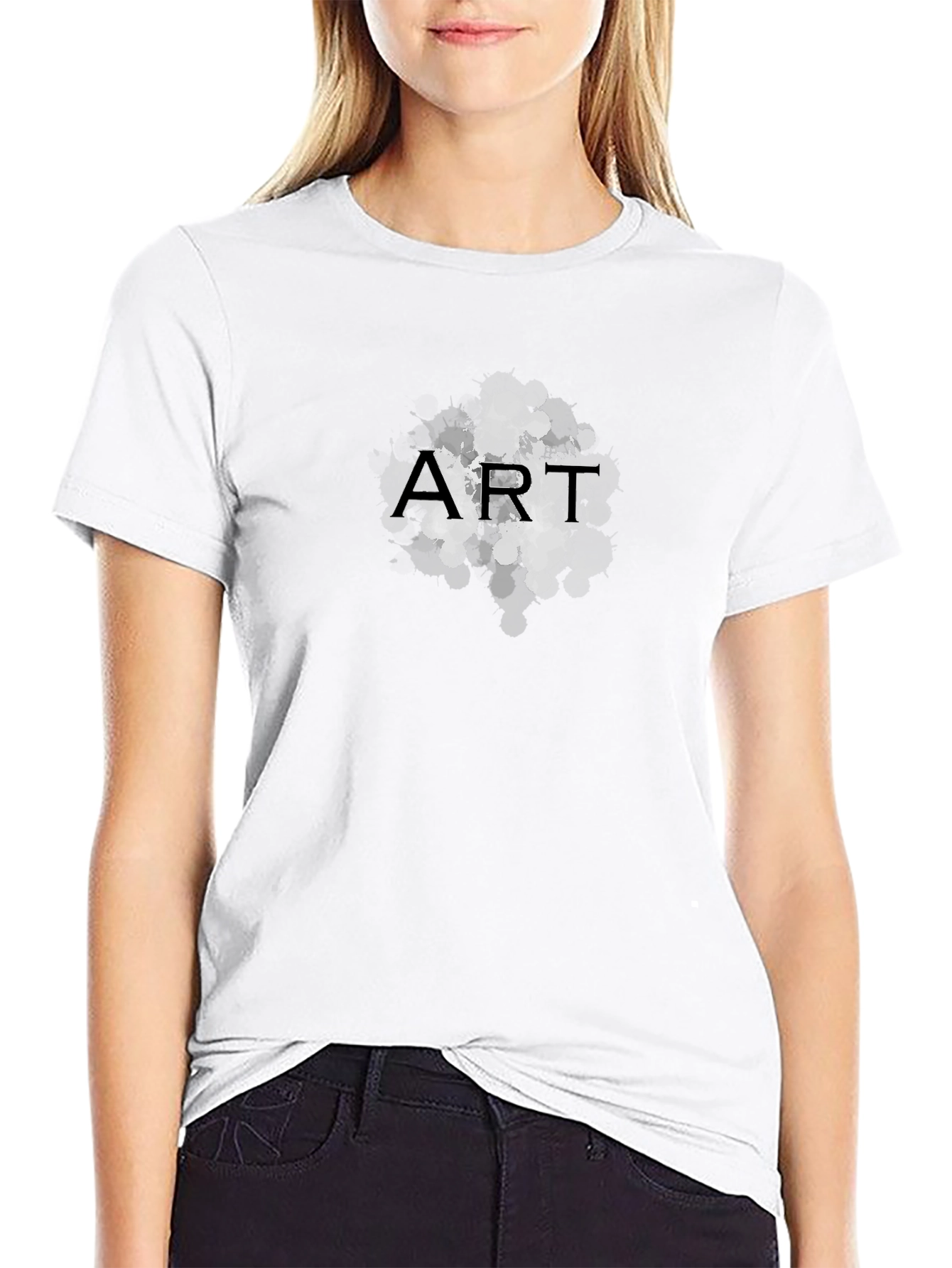Art Graphic Black T-Shirt for Men