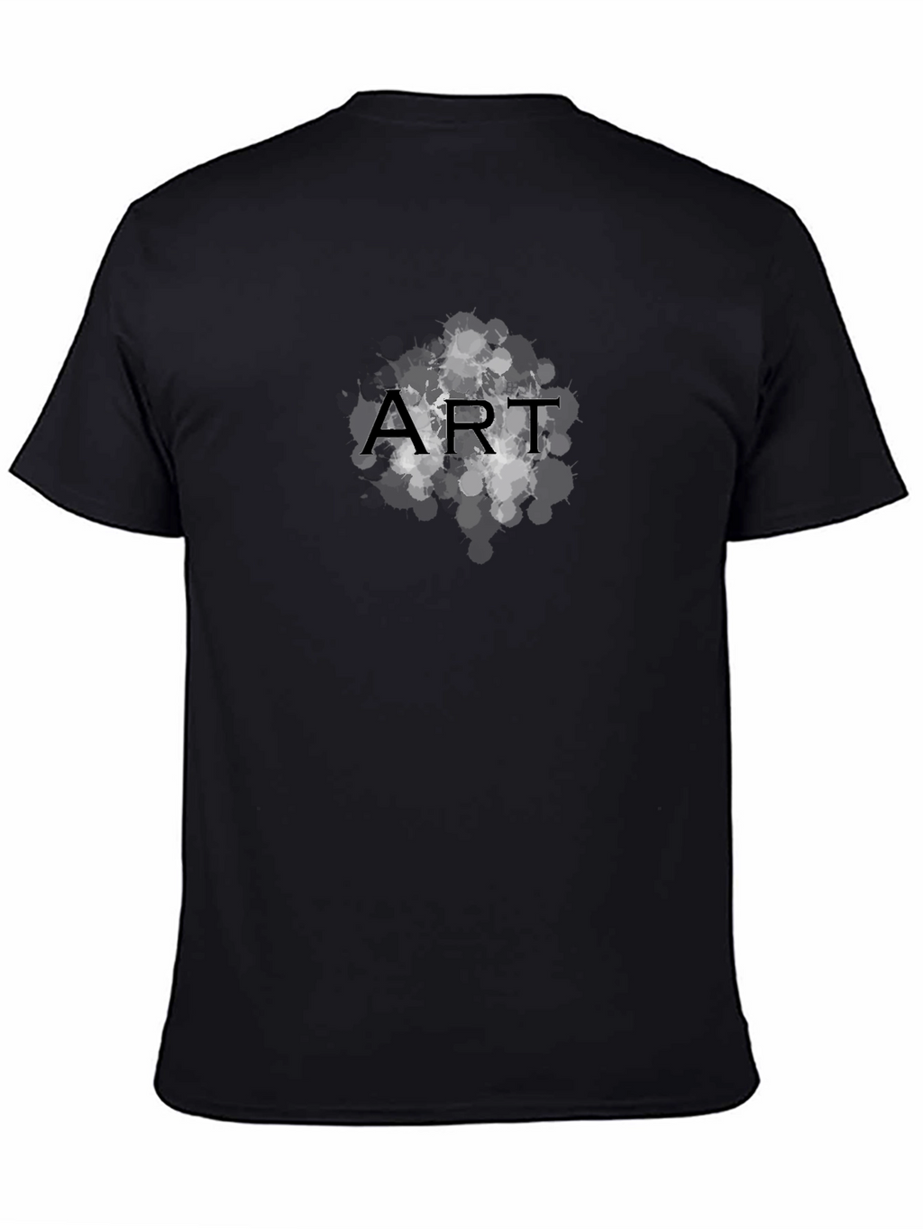 Art Graphic Black T-Shirt for Men