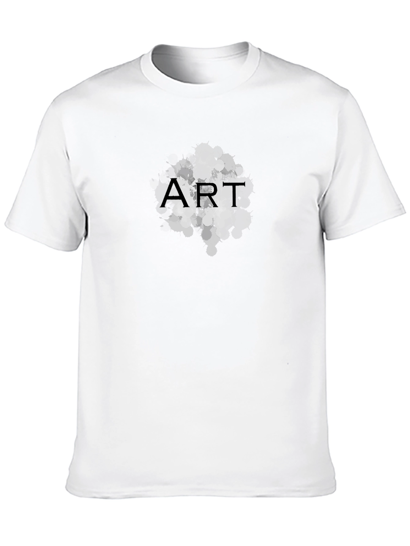 Art Graphic Black T-Shirt for Men