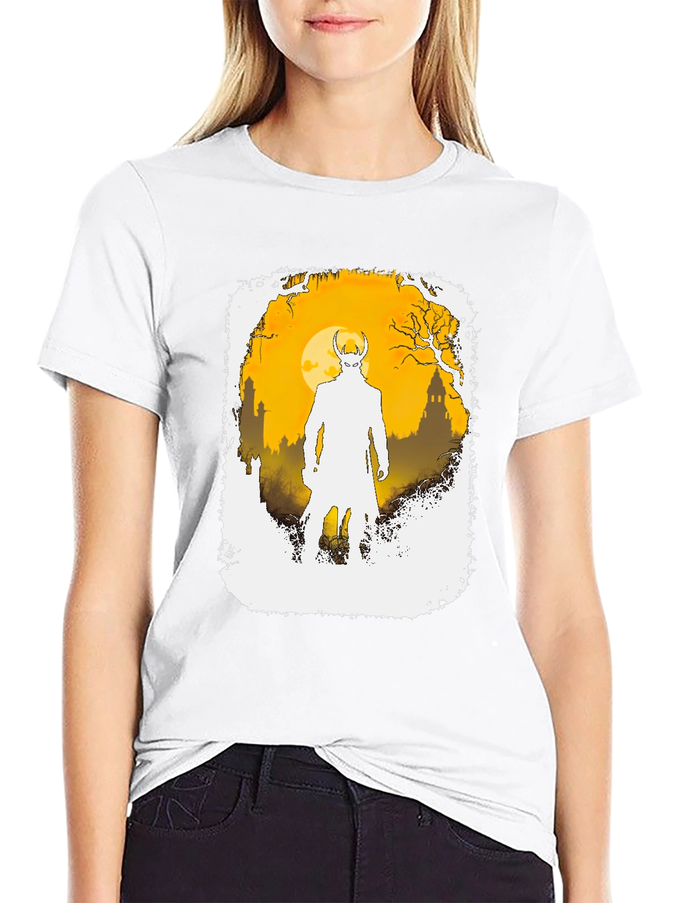 Silhouette Loki Graphic T-Shirt
