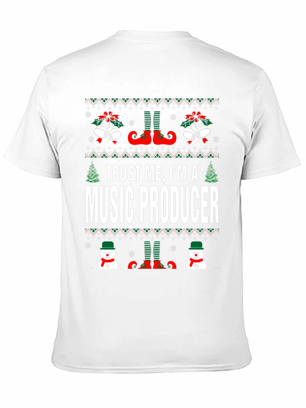 Music Producer Ugly Christmas T-Shirt