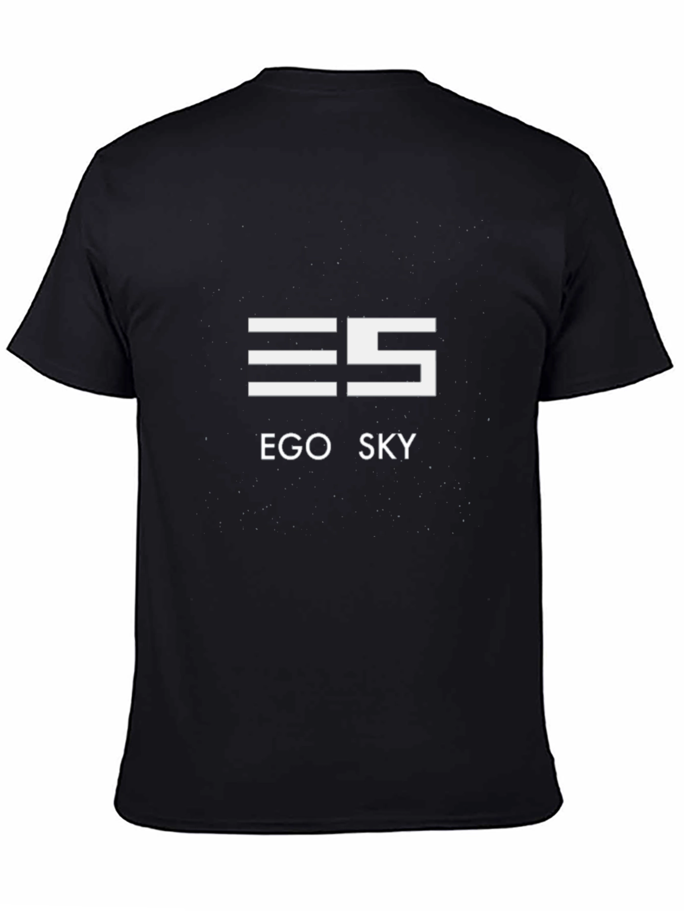 Ego Sky Graphic Tee - Stylish Black Cotton T-Shirt