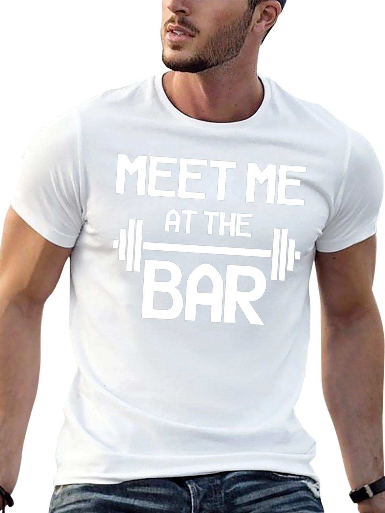 Meet Me at The Bar T-Shirt Gym Workout