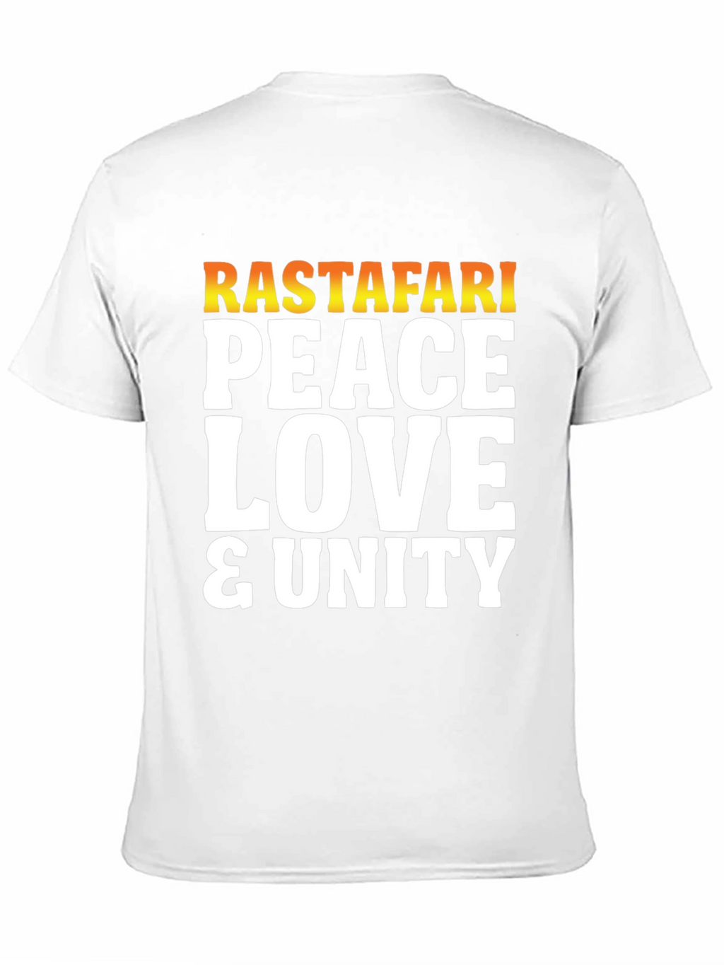 Rastafari Peace Love Unity Graphic T-Shirt