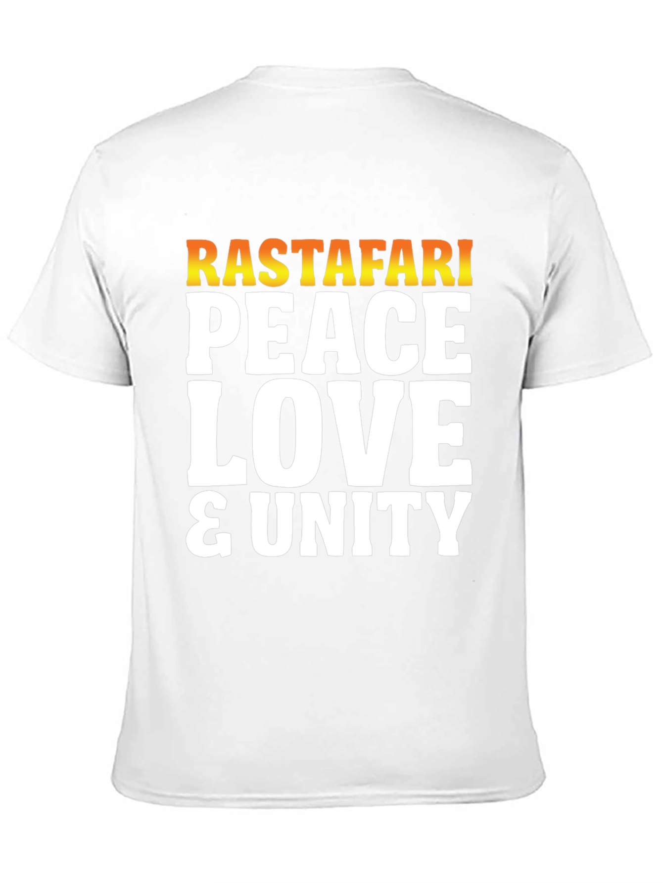 Rastafari Peace Love Unity Graphic T-Shirt