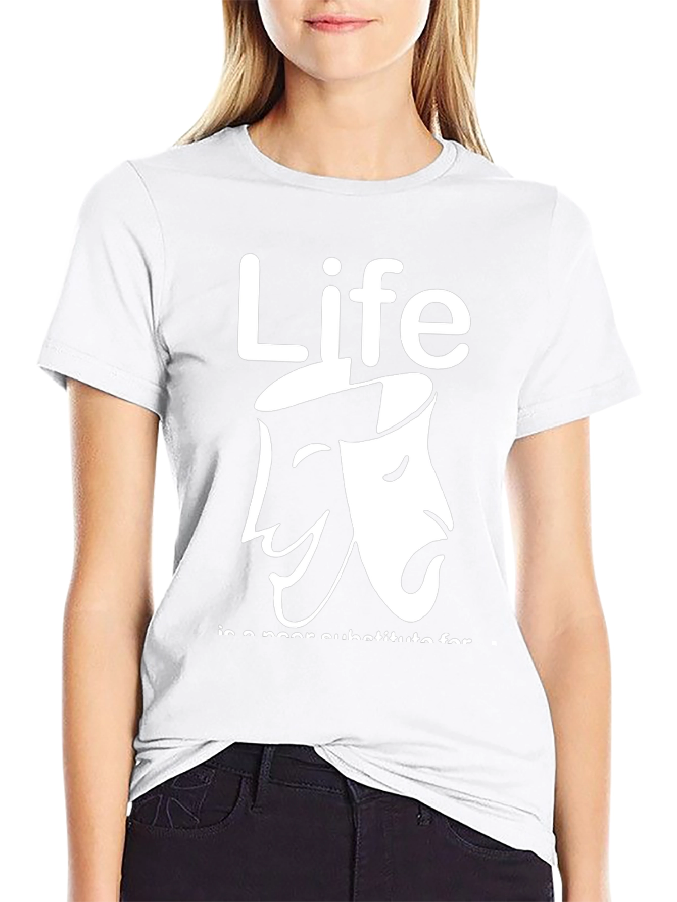 Life Drama Masks Graphic Tee