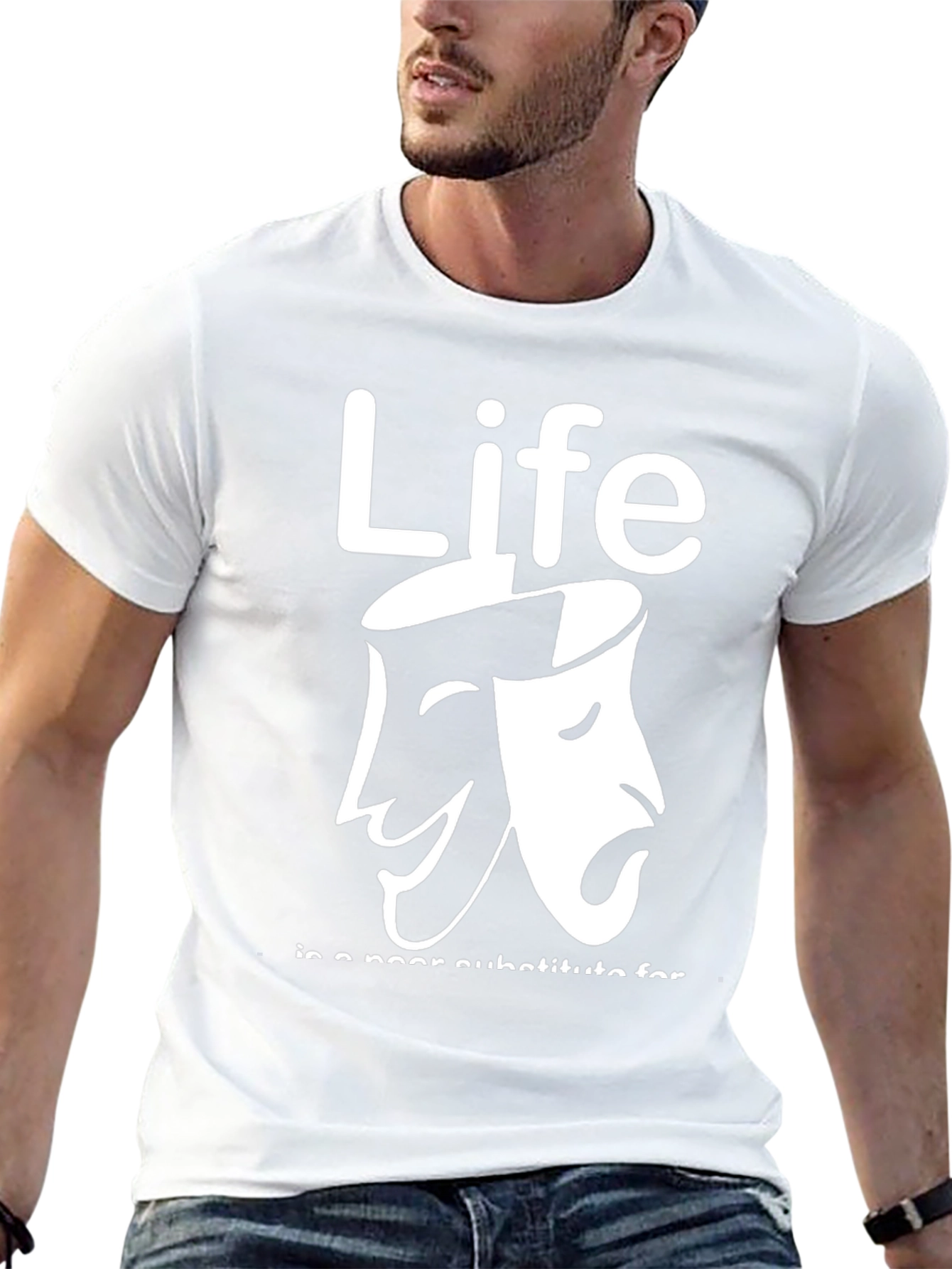 Life Drama Masks Graphic Tee