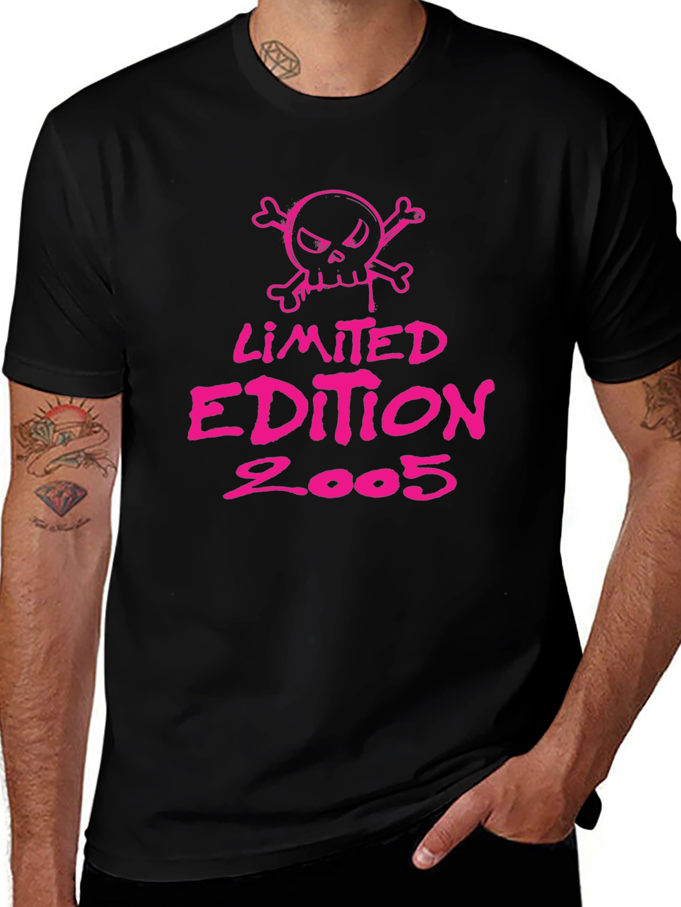 Limited Edition 2005 Skull Graphic T-Shirt