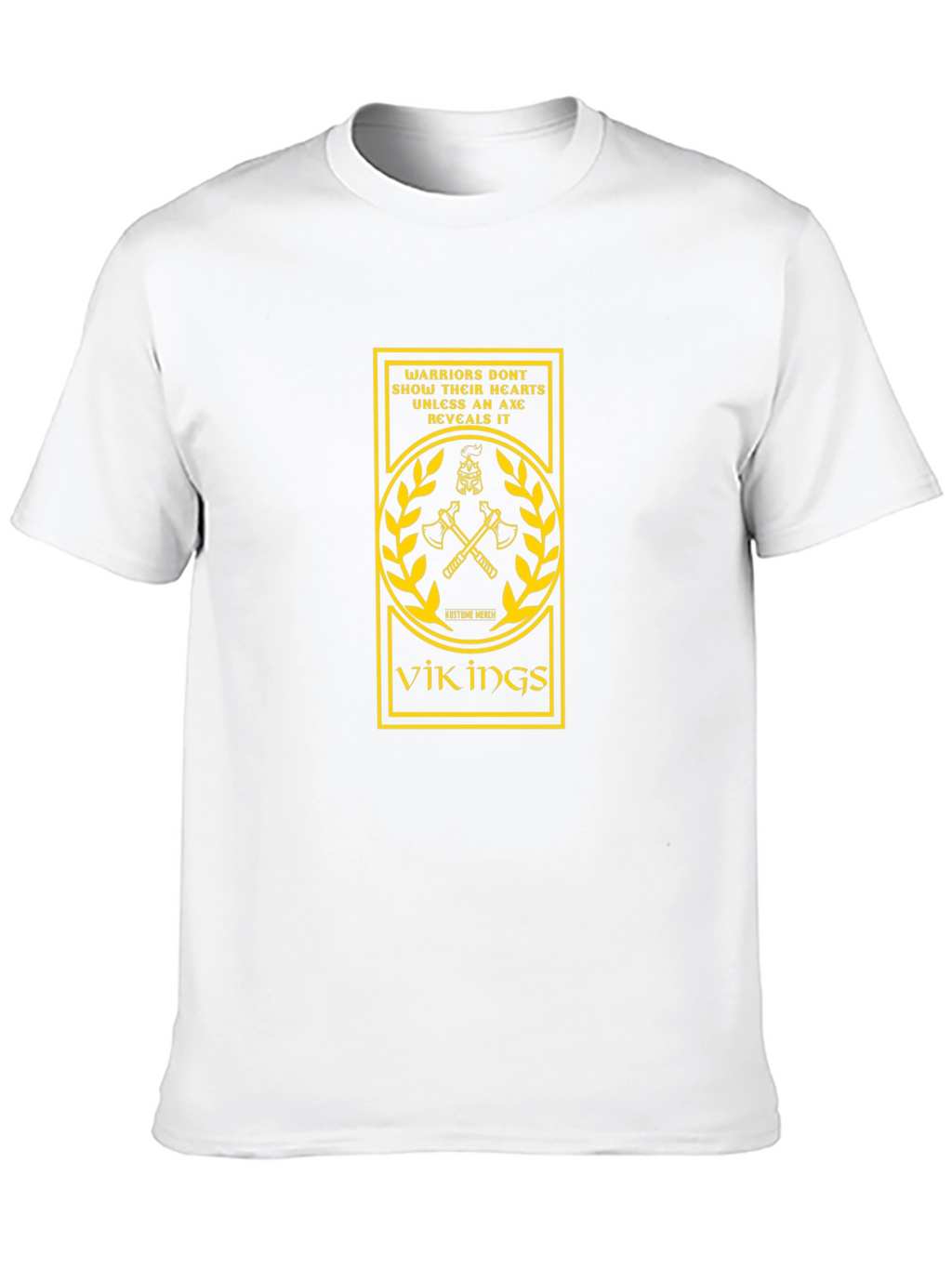 Vikings Graphic Print Black T-Shirt