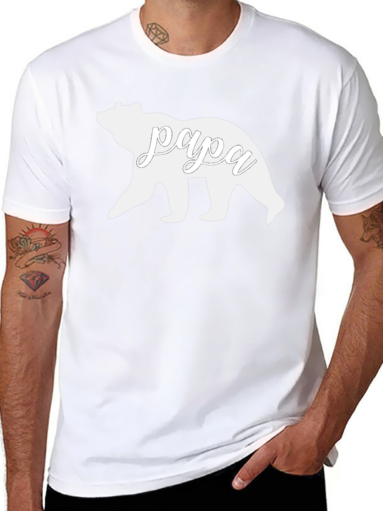 Papa Bear T-Shirt - Fathers Day Gift