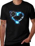 Back The Blue Sunflower Graphic Tee