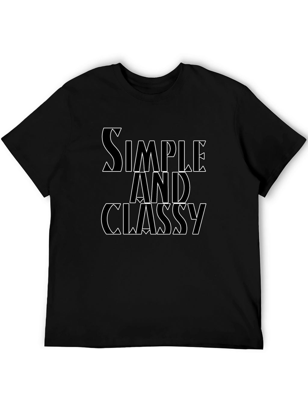 Simple and Classy Black Graphic Tee