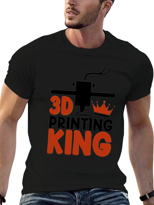 3D Printing King Graphic Tee