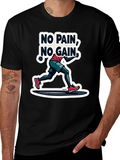 No Pain No Gain Graphic T-Shirt