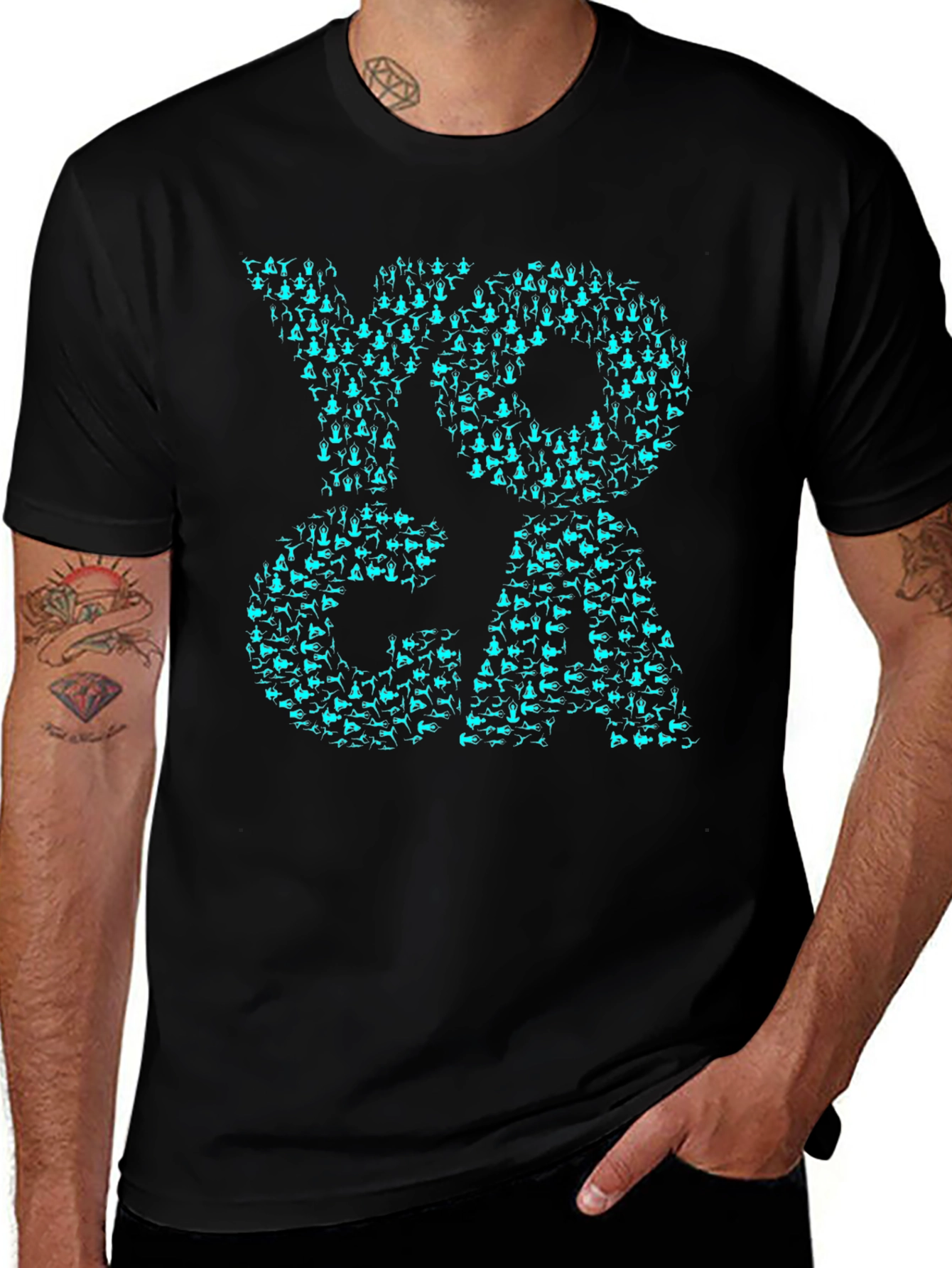 Yoga Pose Graphic T-Shirt - Stylish & Comfortable