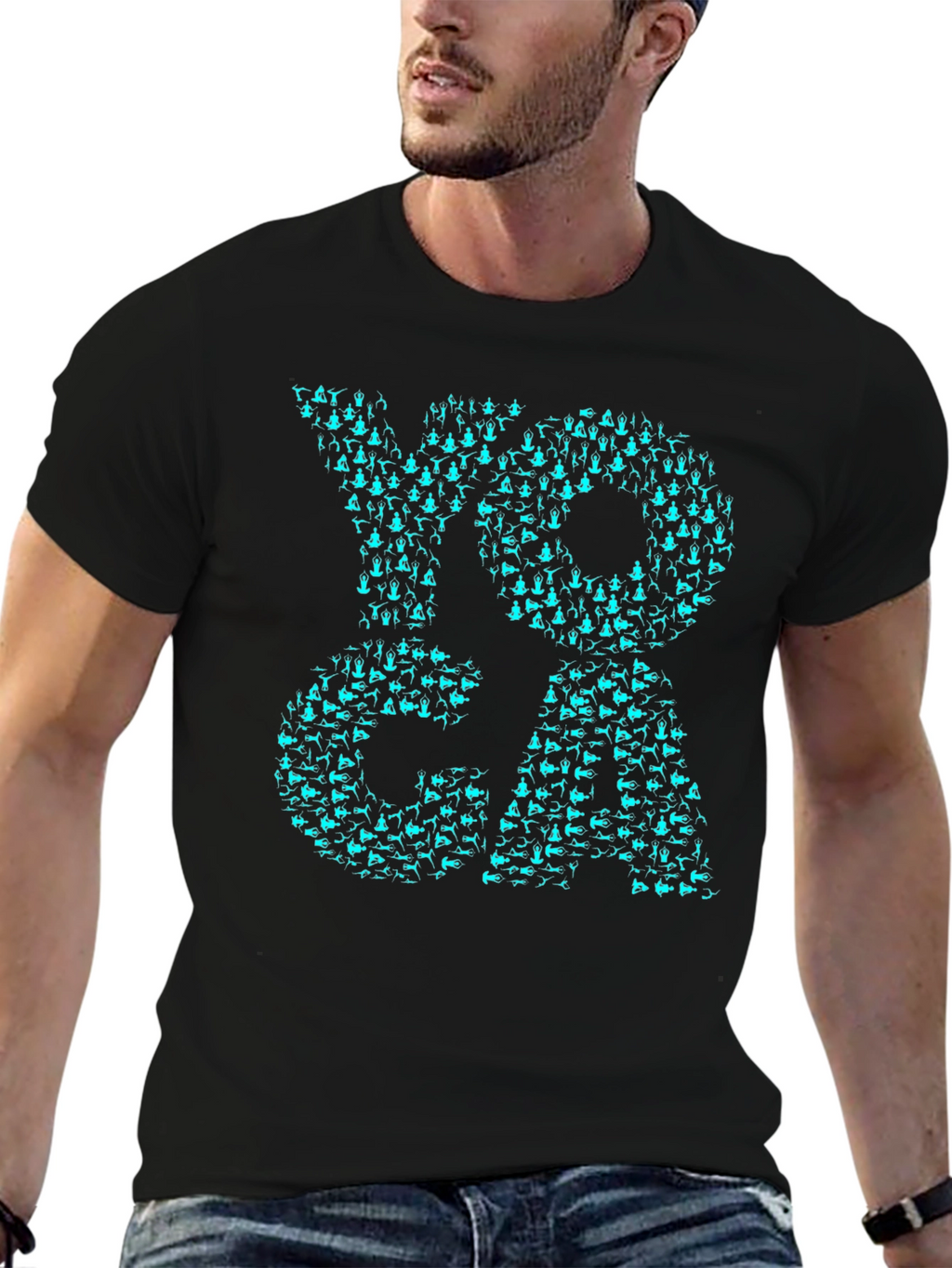 Yoga Pose Graphic T-Shirt - Stylish & Comfortable