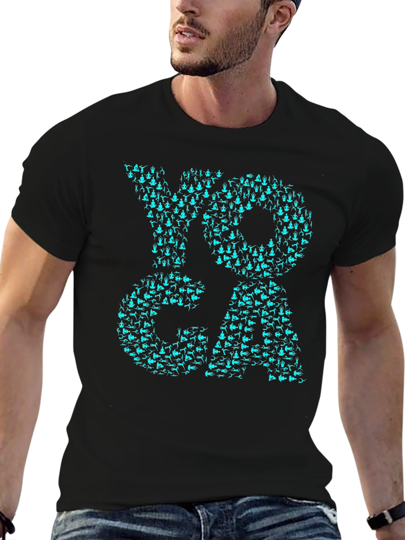 Yoga Pose Graphic T-Shirt - Stylish & Comfortable