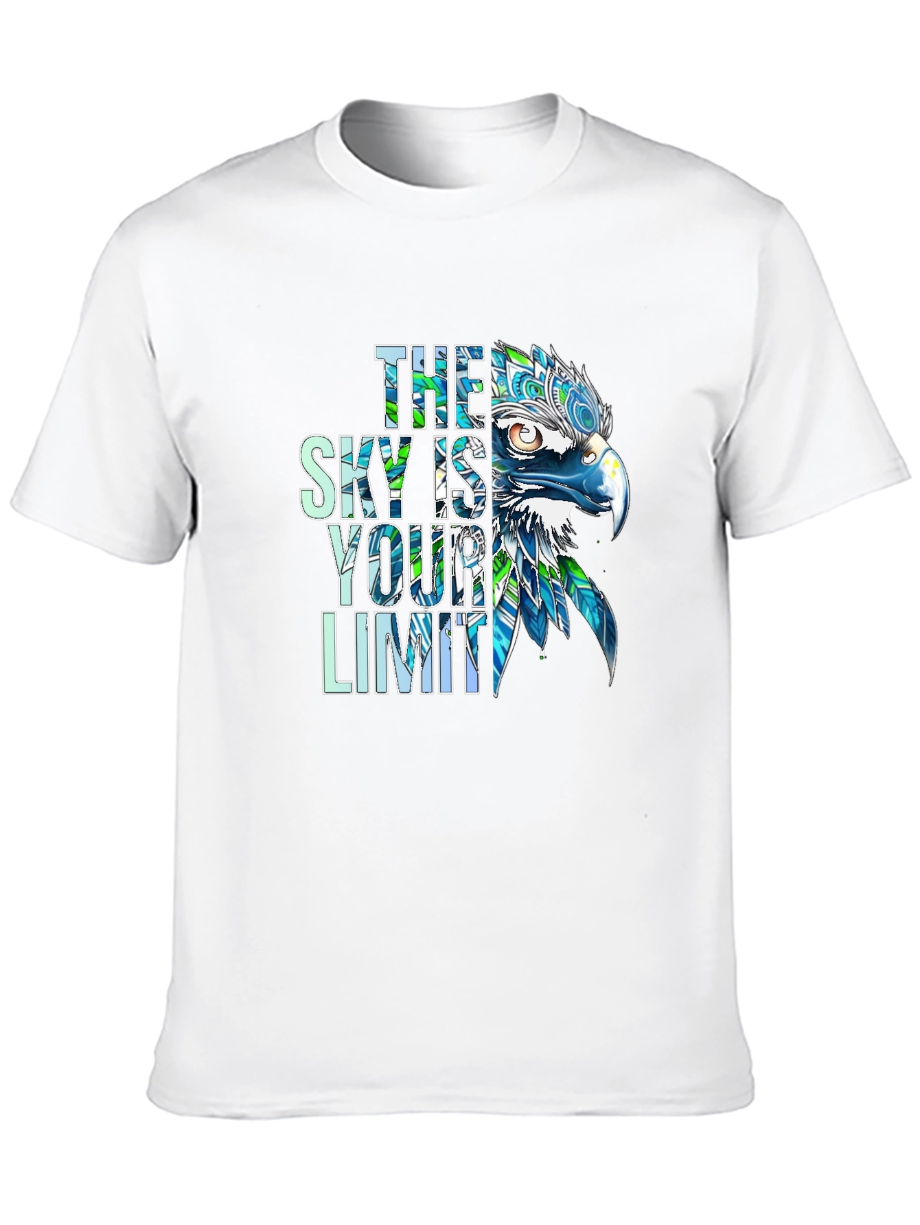 The Sky Is Your Limit Eagle Graphic T-Shirt