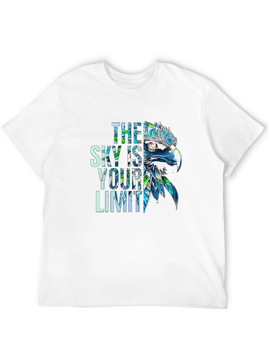 The Sky Is Your Limit Eagle Graphic T-Shirt