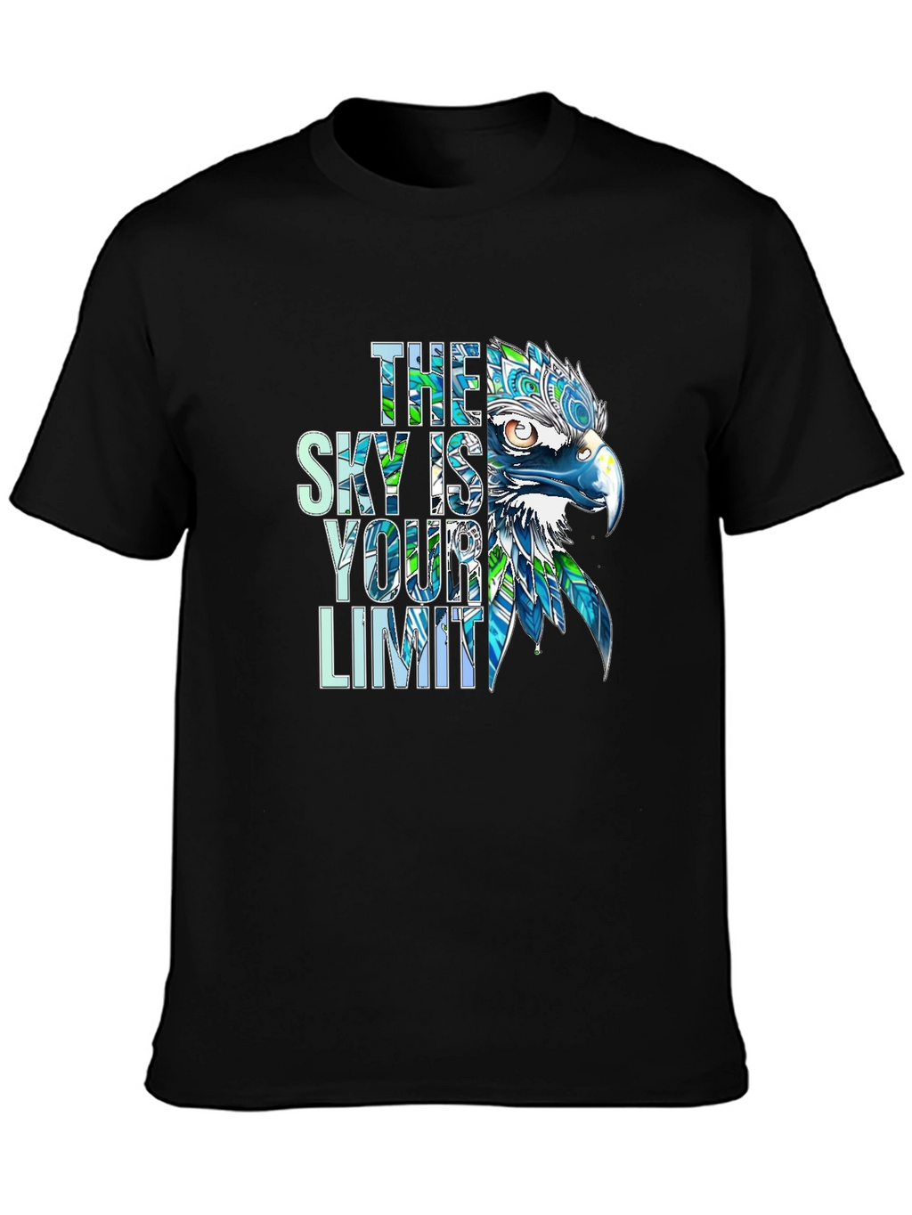 The Sky Is Your Limit Eagle Graphic T-Shirt