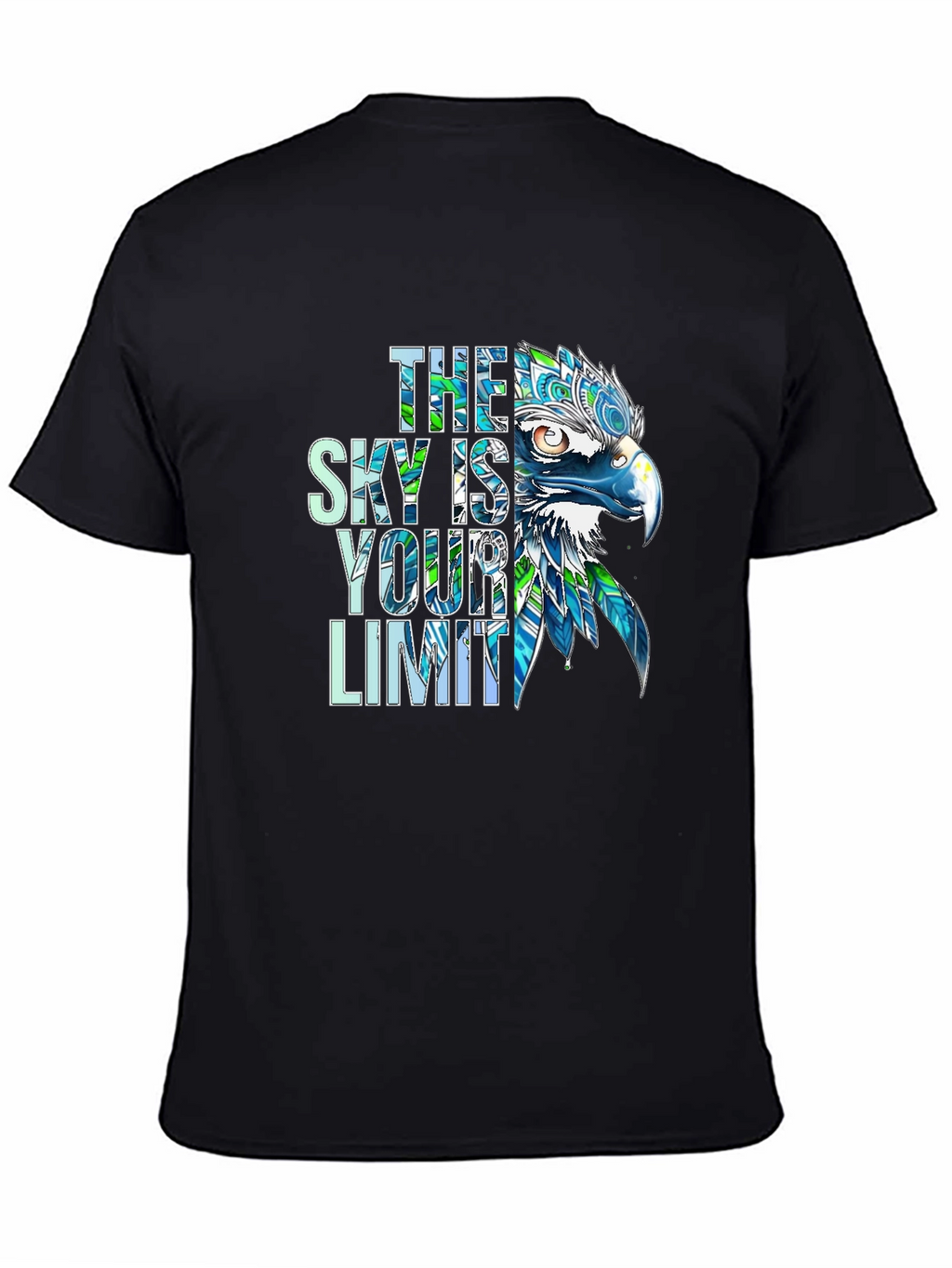 The Sky Is Your Limit Eagle Graphic T-Shirt