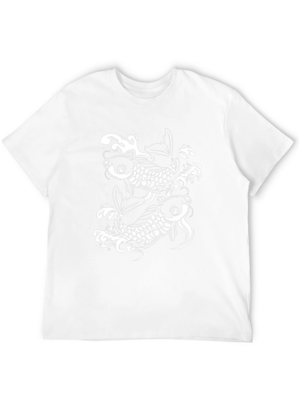 Black Koi Fish Graphic Tee