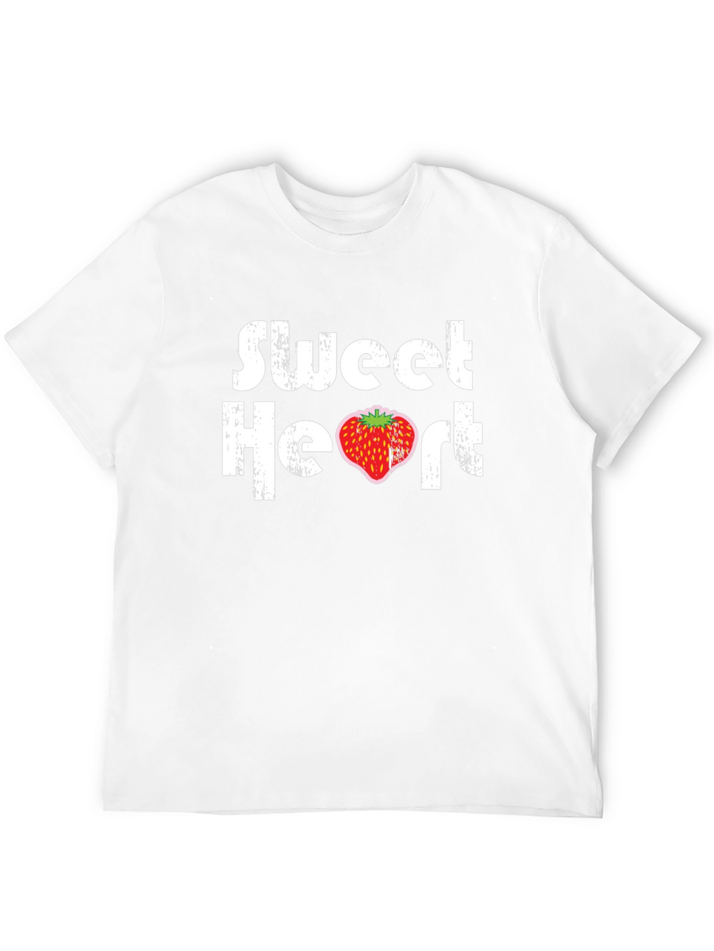 Sweetheart Strawberry Graphic Black T-Shirt