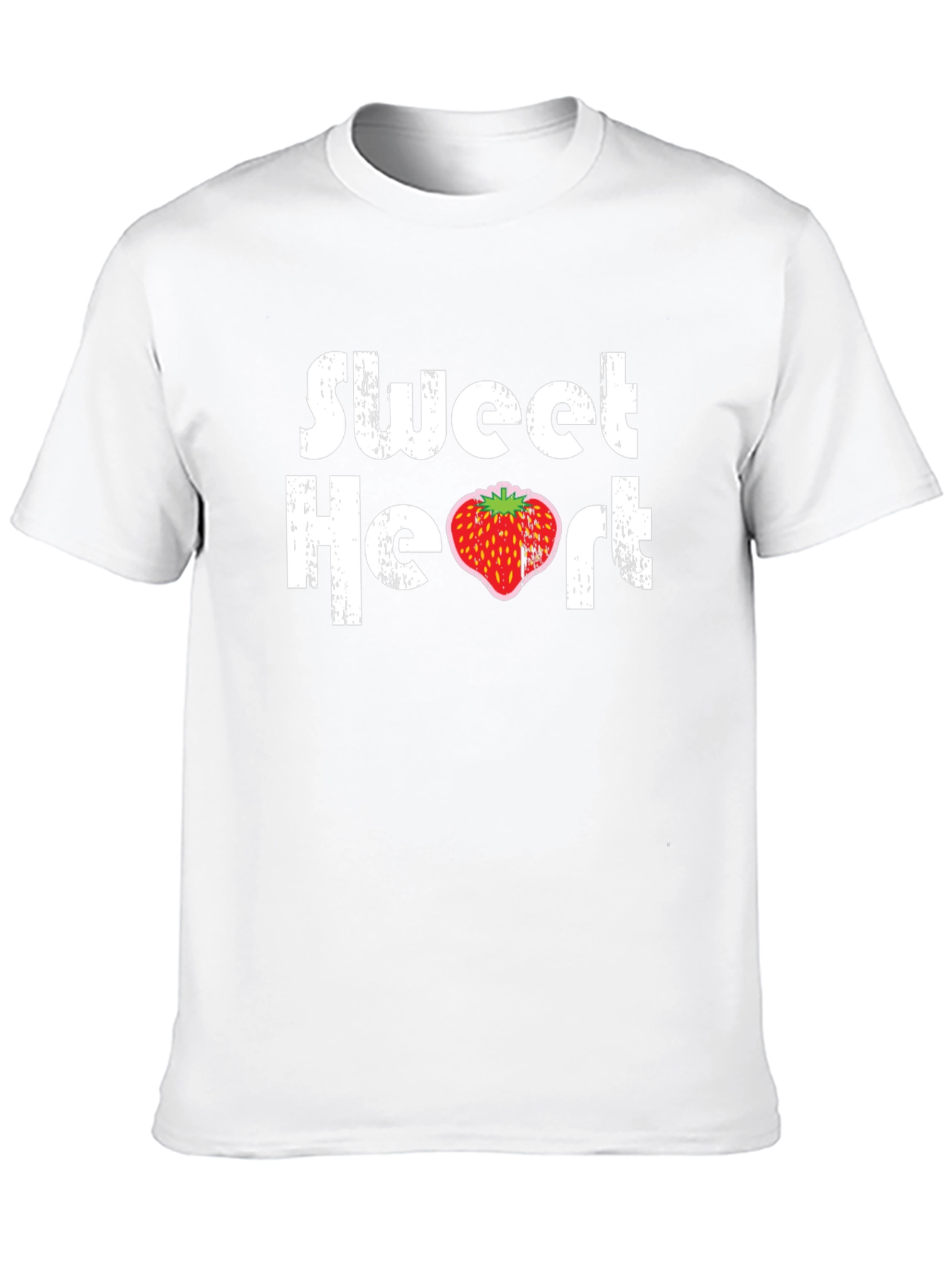 Sweetheart Strawberry Graphic Black T-Shirt