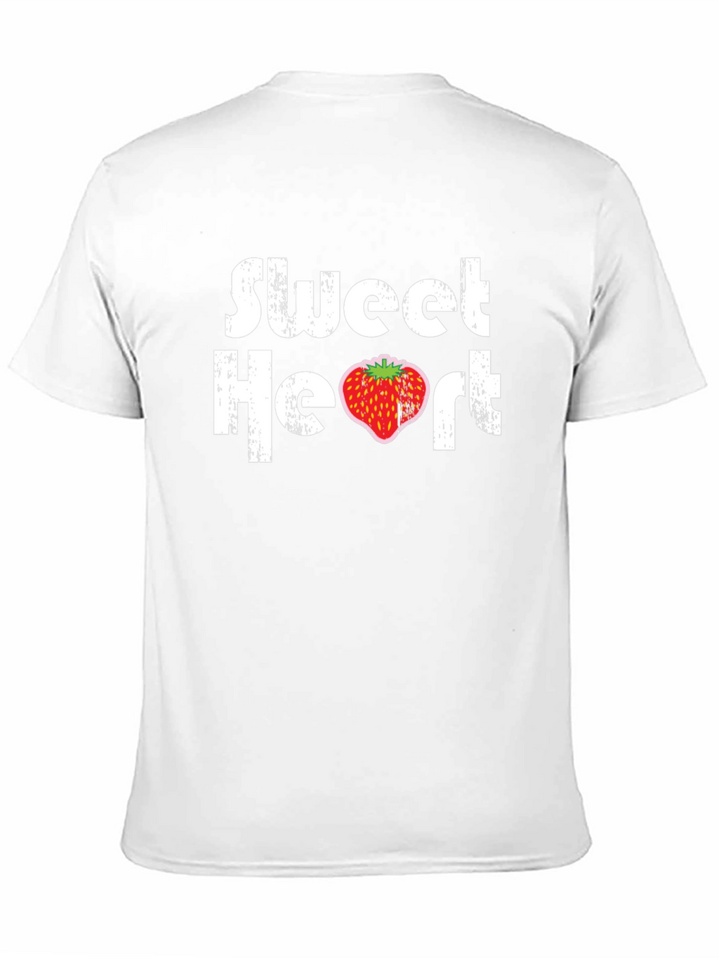 Sweetheart Strawberry Graphic Black T-Shirt