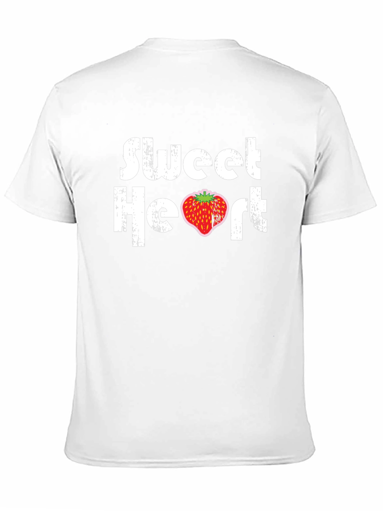 Sweetheart Strawberry Graphic Black T-Shirt