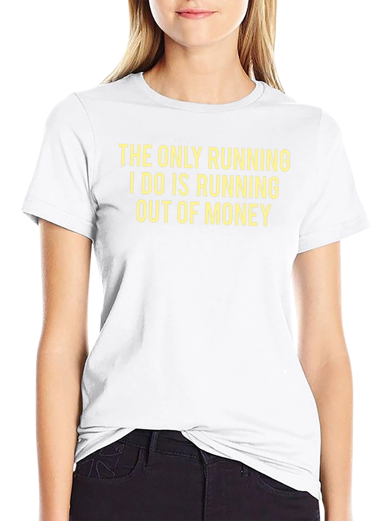 Funny Saying T-Shirt - Running Out of Money