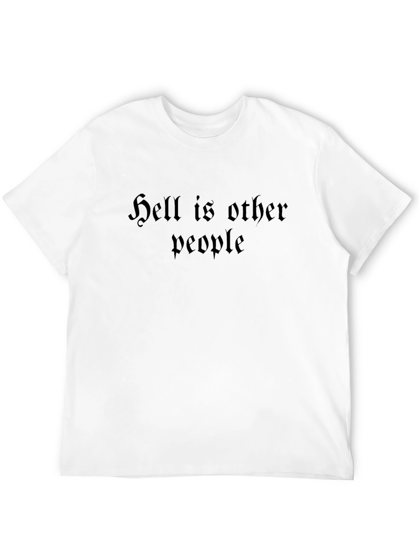 Hell is Other People Graphic Tee - Black