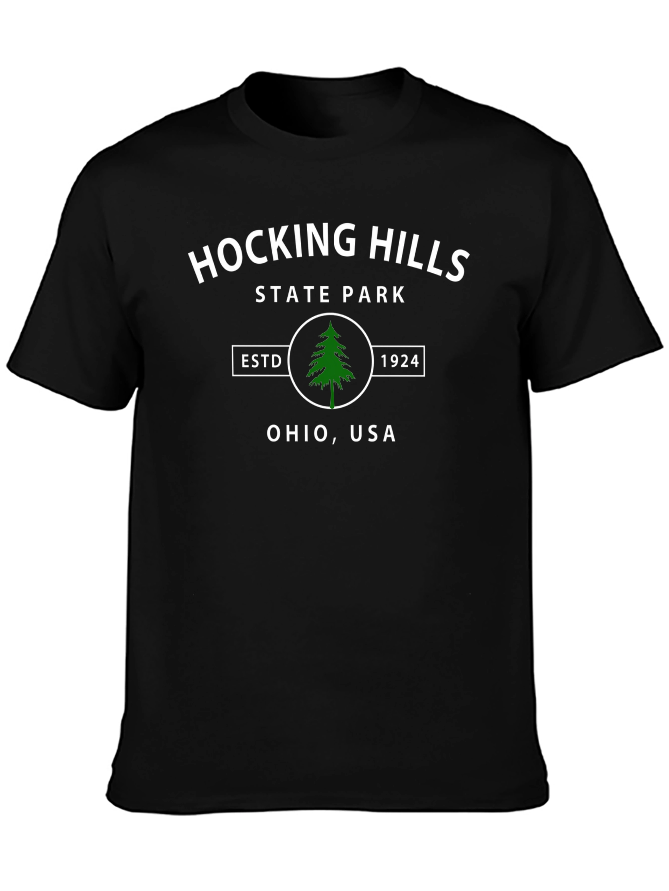 Hocking Hills State Park T-Shirt Black