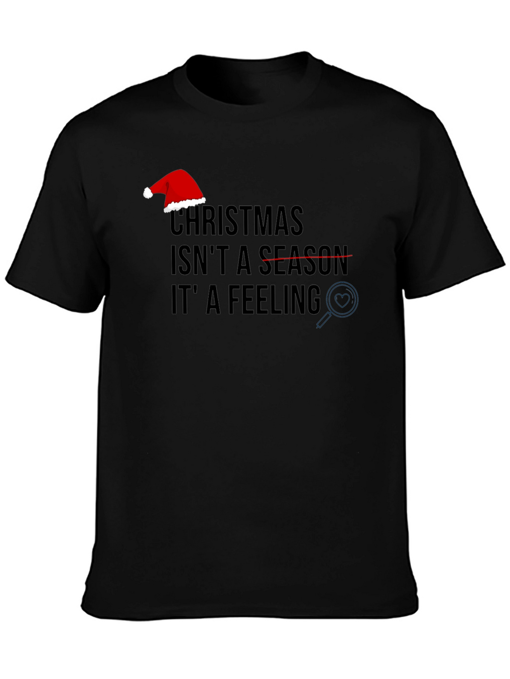 Christmas Feeling Graphic Tee - Holiday Spirit