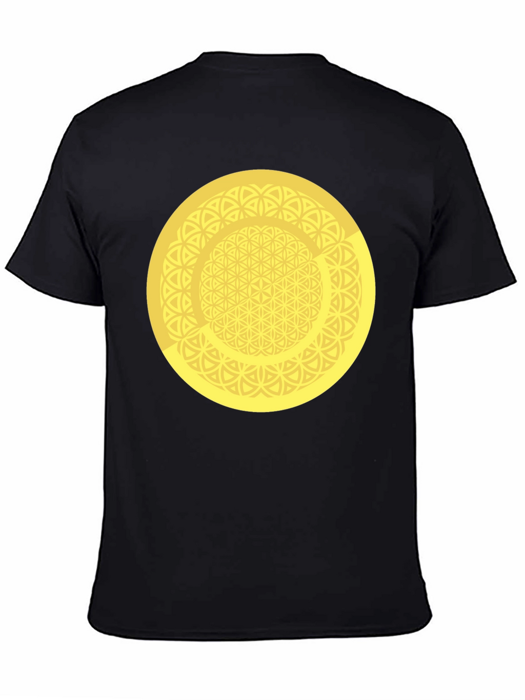 Geometric Circle Graphic Tee - Mens Black T-Shirt