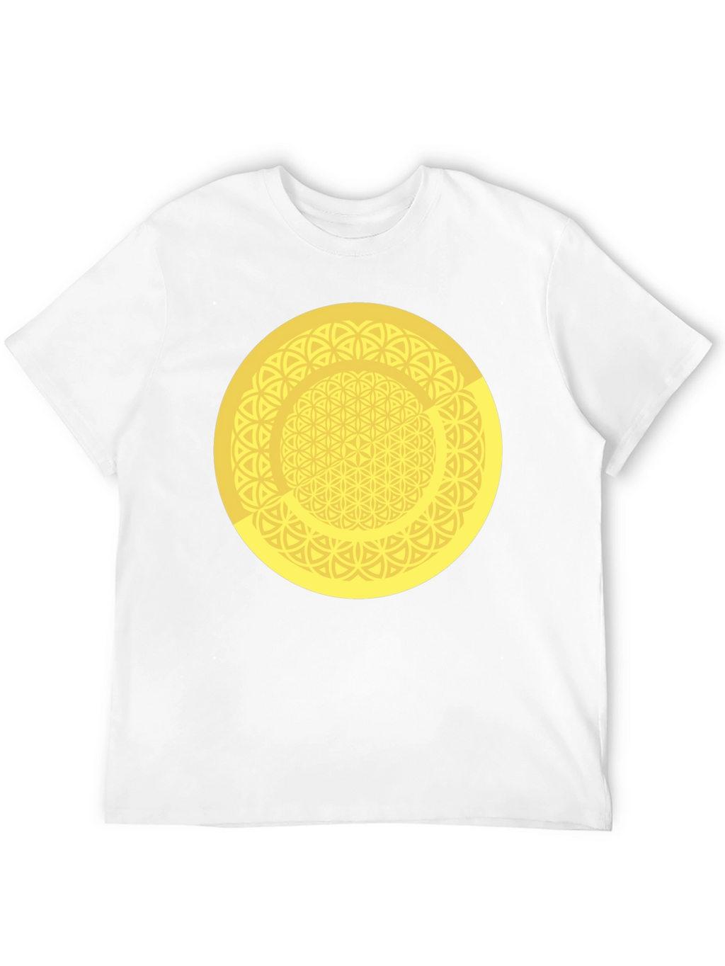 Geometric Circle Graphic Tee - Mens Black T-Shirt